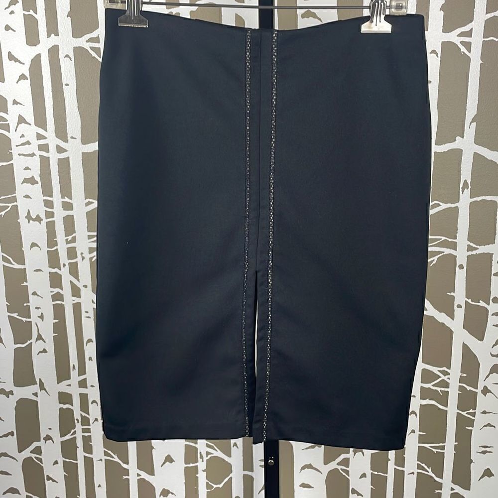 ExpressĀ CenterāSplitāHemāBlackāPencilāSkirtāsizeāS
